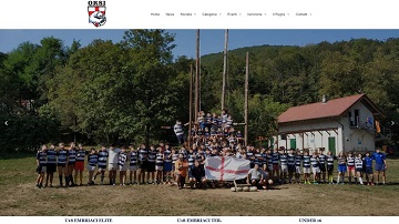 Immagine del sito della squadra di Rugby degli Orsi Province dell'Ovest